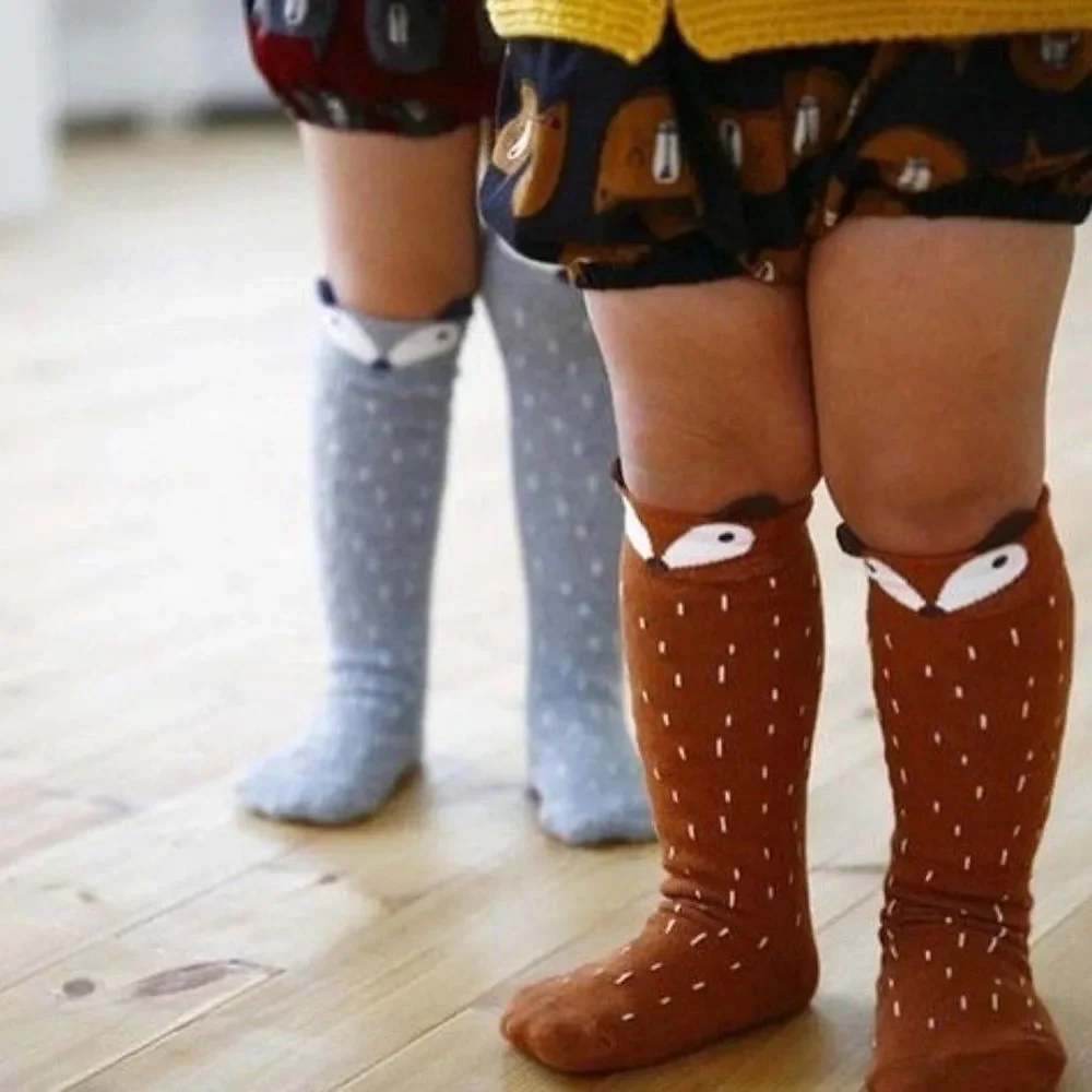 Fox Face Socks (Brown Only) - Picture 2 of 3